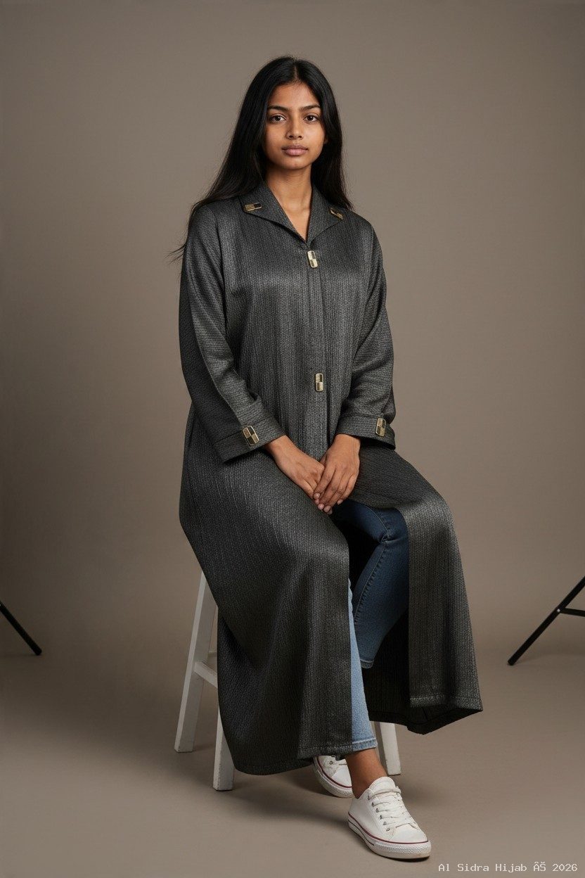 Zoom Shimmer Designer Abaya