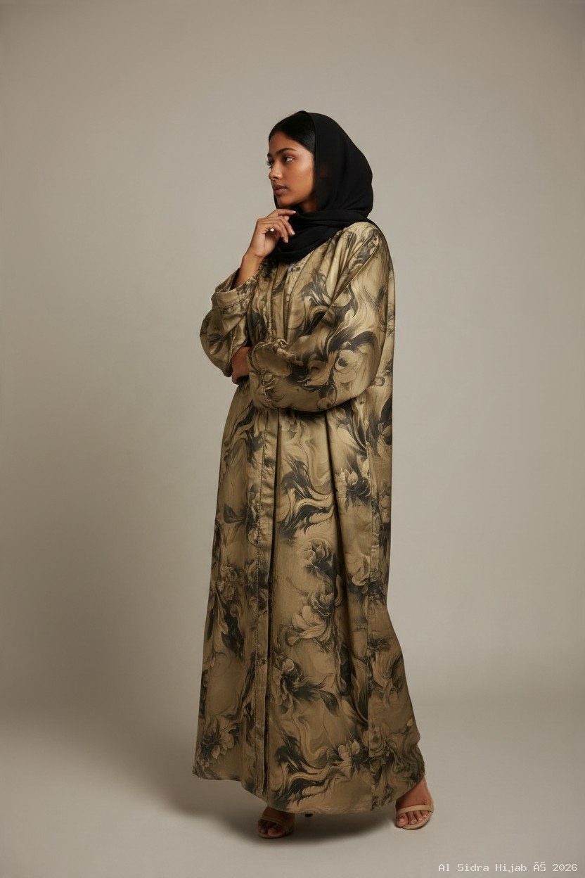 Tictok Print Designer Abaya