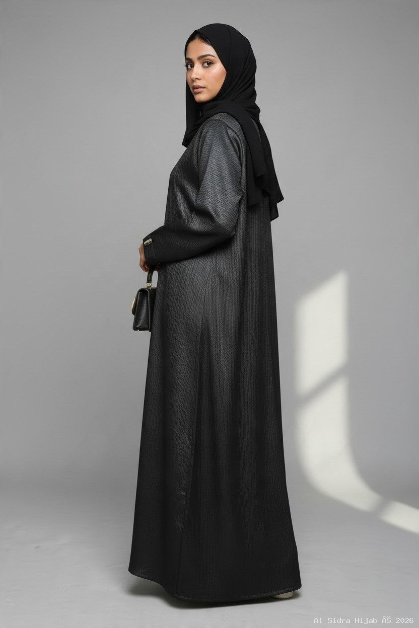 Zoom Shimmer Designer Abaya alternate